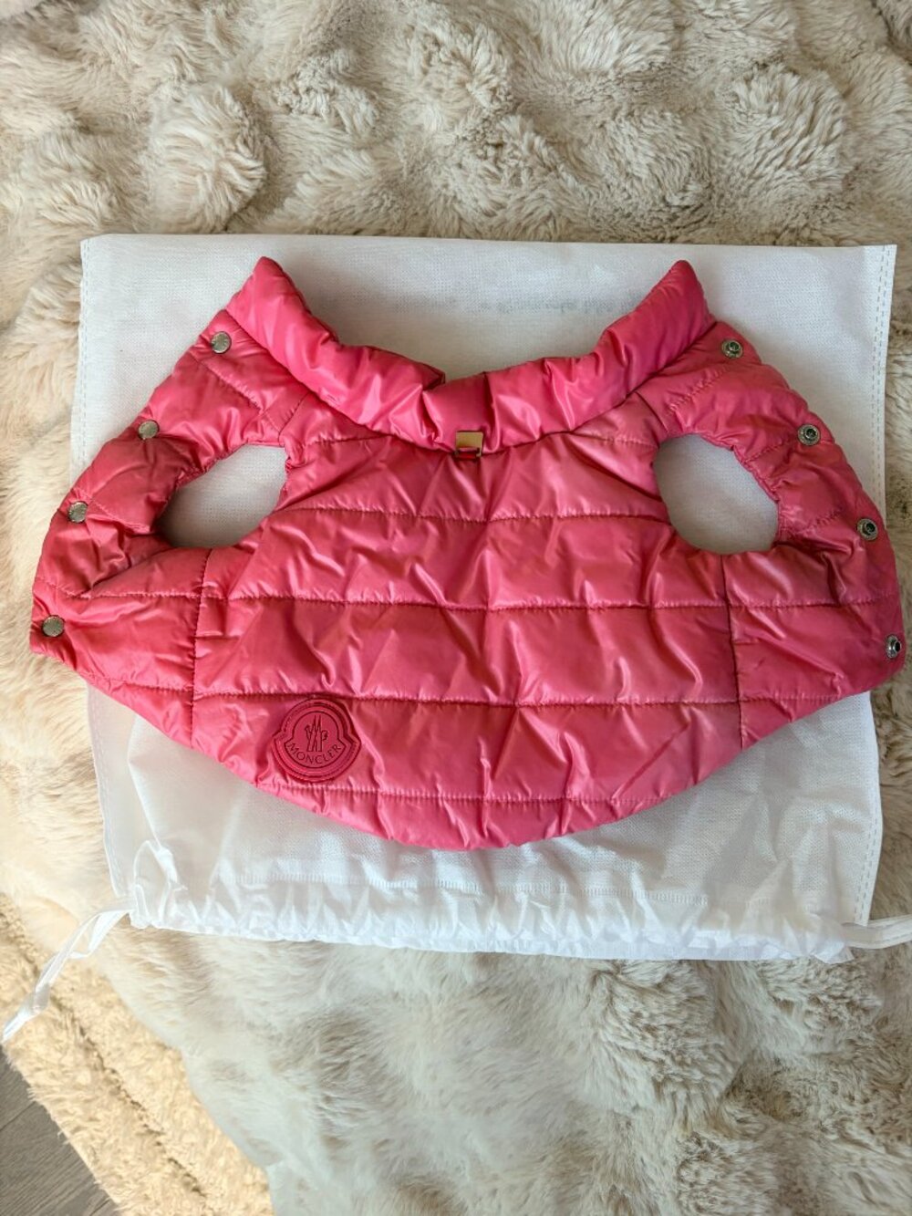 MONCLER Poldo Dog Couture Coat Down Jacket SIZE 0 PINK